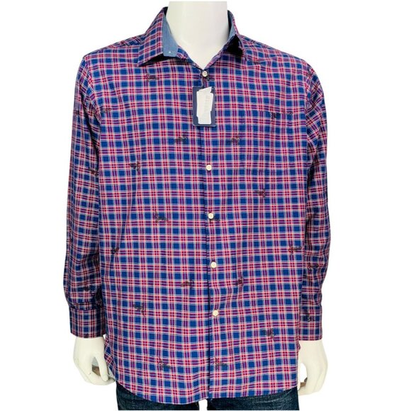NEW Cremieux Classics Mens Shirt Button Front Long Sleeve Multicolor Plaid XL - Picture 2 of 14